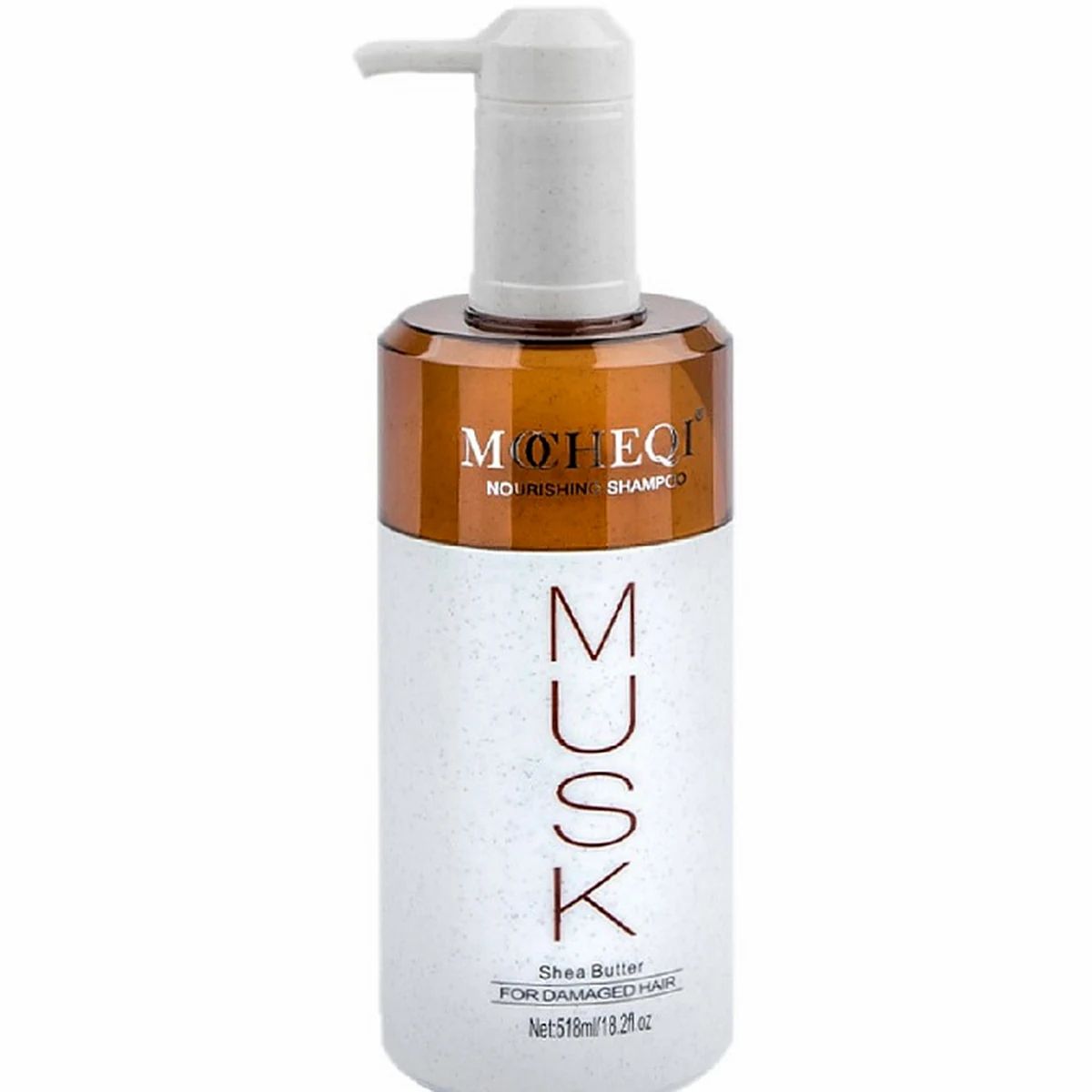 Mocheqi Professional MOCHEQI Musk, Шампунь для сухих волос с кератином и маслом Ши Nourishing Shampoo, 518 мл