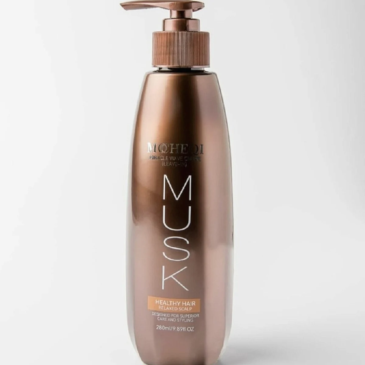 Mocheqi Professional MOCHEQI Musk, Шёлковый крем несмываемый для кудрявых волос LEAVE-IN, 280 мл