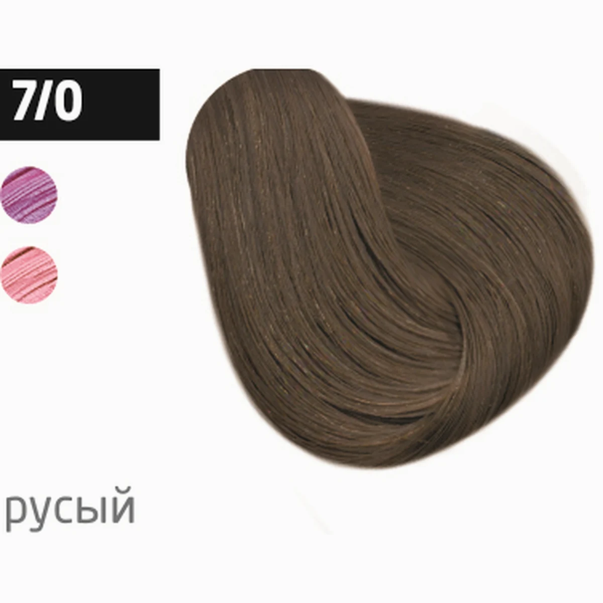 Ollin Крем-краска для волос Color 7/0 Русый, 60 мл