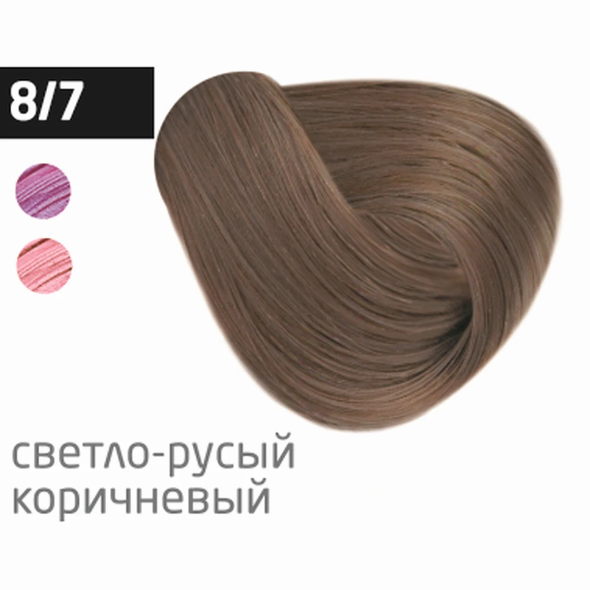 Ollin Крем-краска для волос Color 8/7 Светло русый коричневый, 60 мл