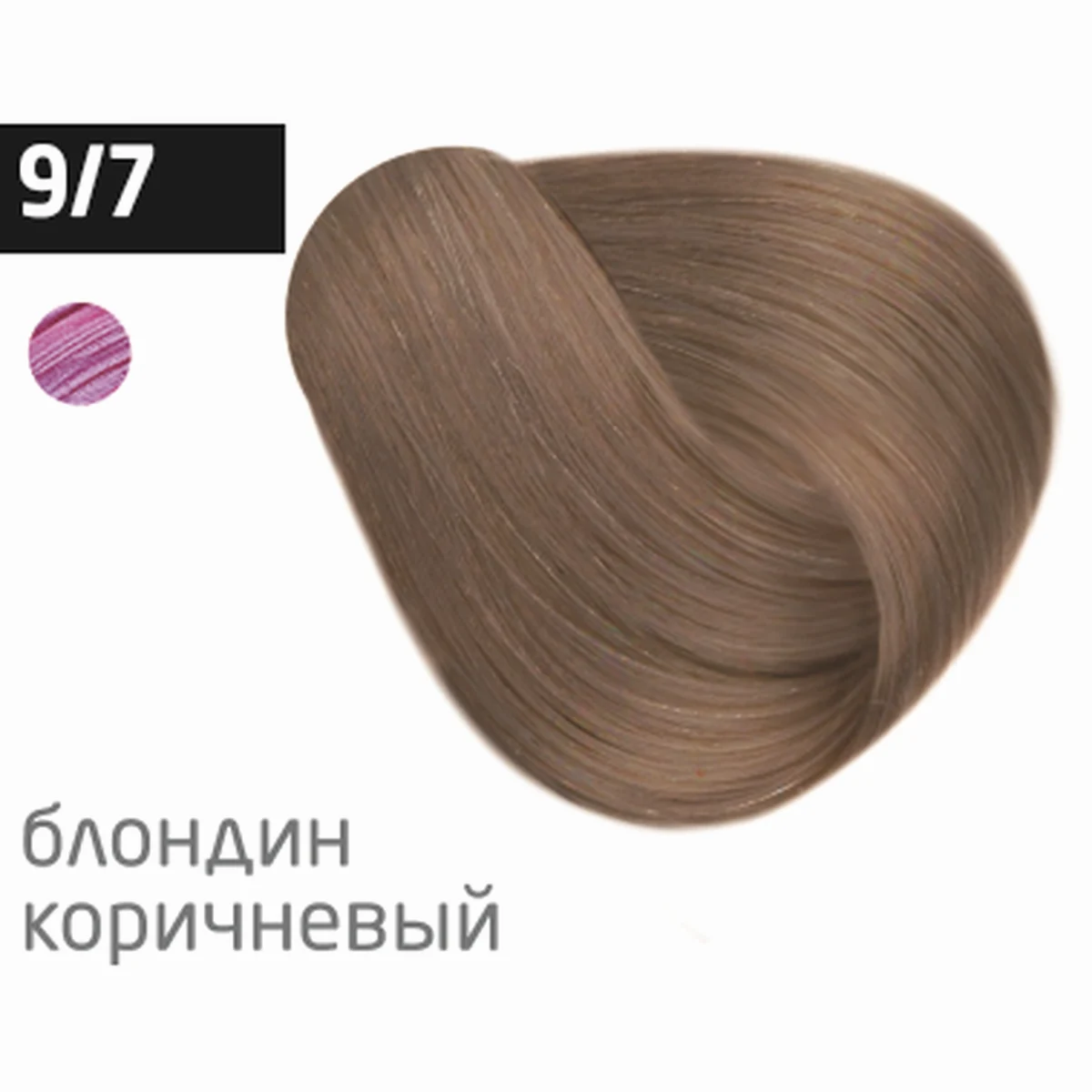 Ollin Крем-краска для волос Color 9/7 Блондин коричневый, 60 мл