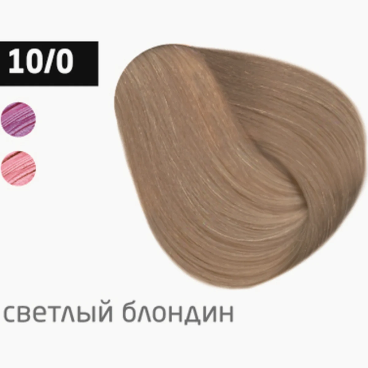 Ollin Крем-краска для волос Color 10/0 Светлый блондин, 60 мл