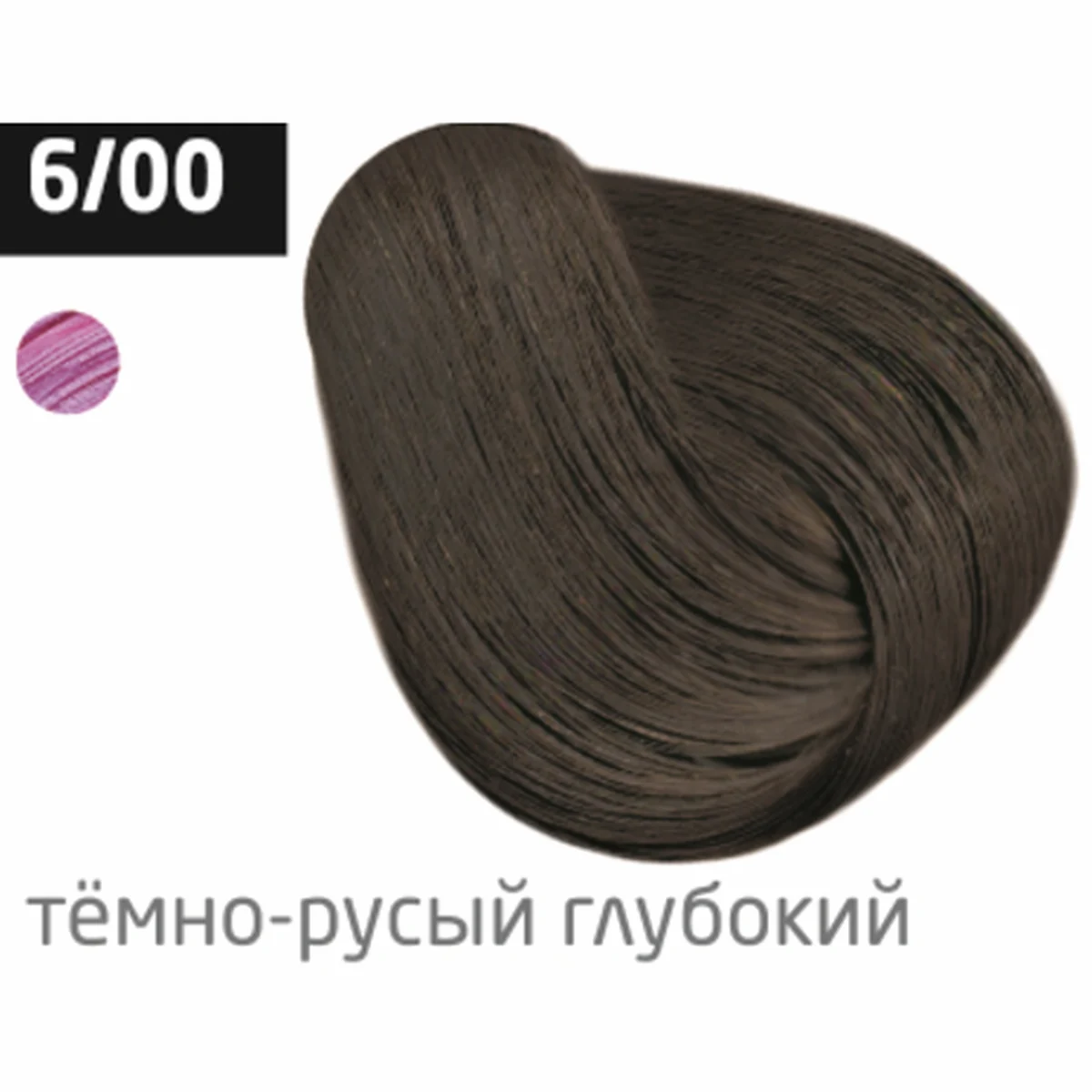 Ollin Крем-краска для волос Color 6/00 Темно-русый глубокий, перманентная, 100 мл