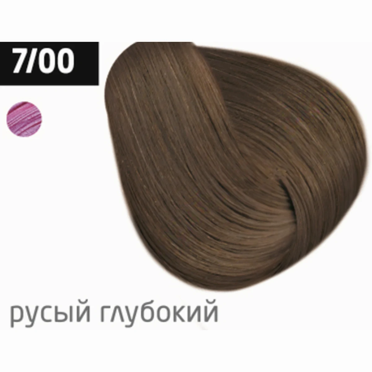 Ollin Крем-краска для волос Color 7/00 Русый глубокий, перманентная, 100 мл