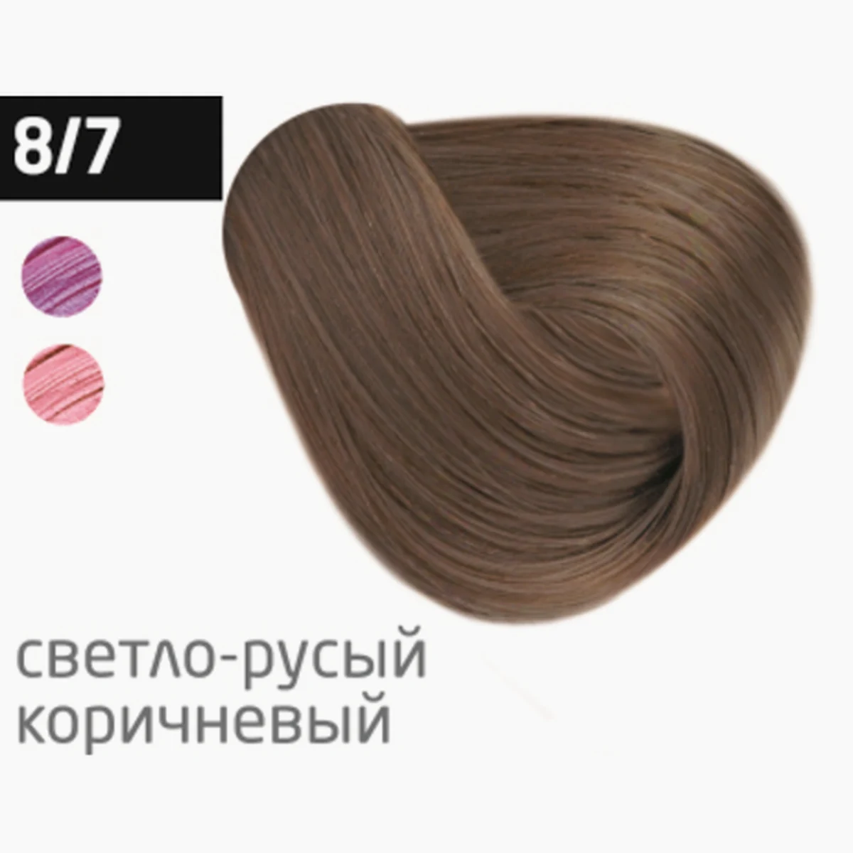 Ollin Крем-краска для волос Color 8/7 Светло-русый коричневый, 100 мл