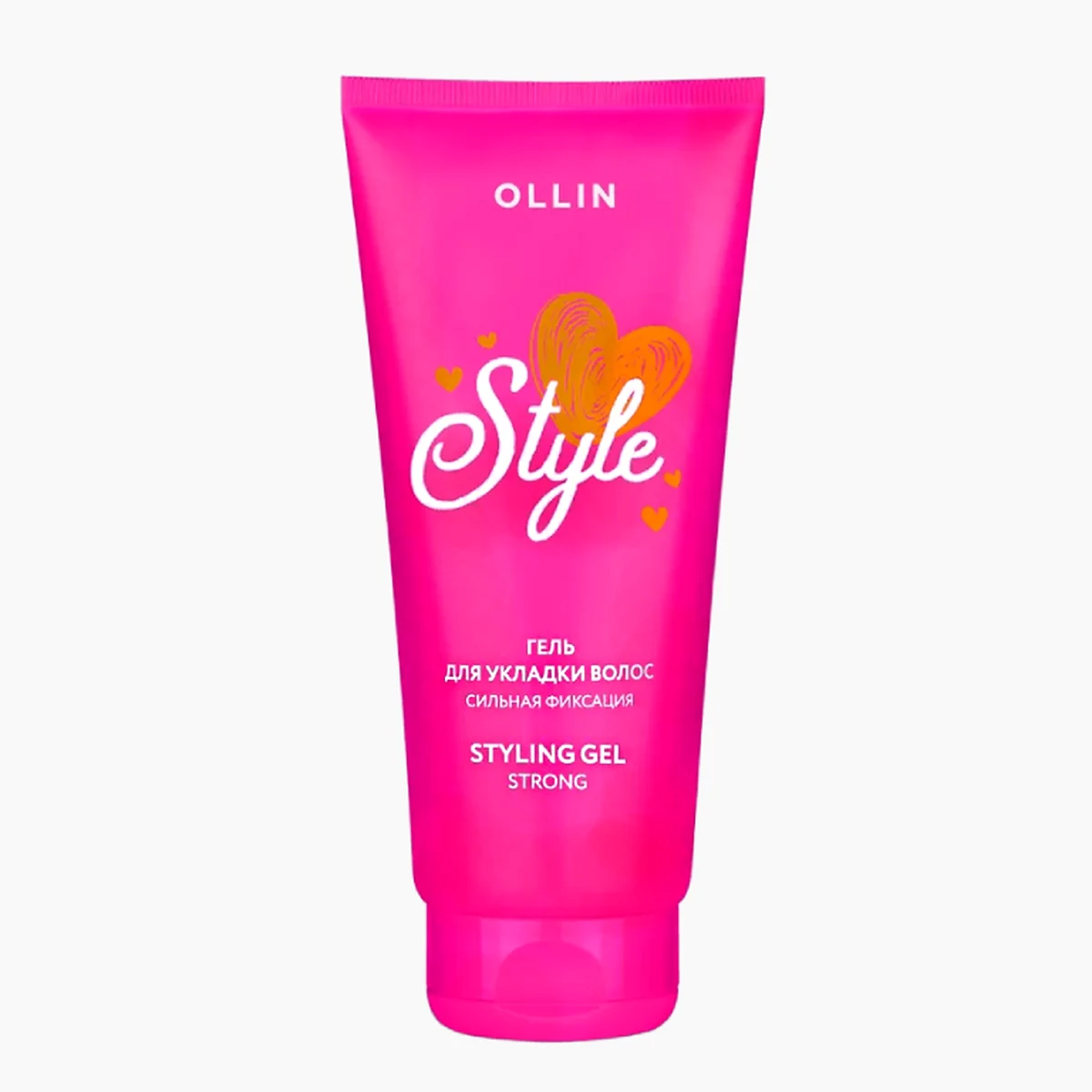 Ollin Ollin, Гель для укладки волос сильной фиксации BEAUTY STYLE, 200мл NEW розовый