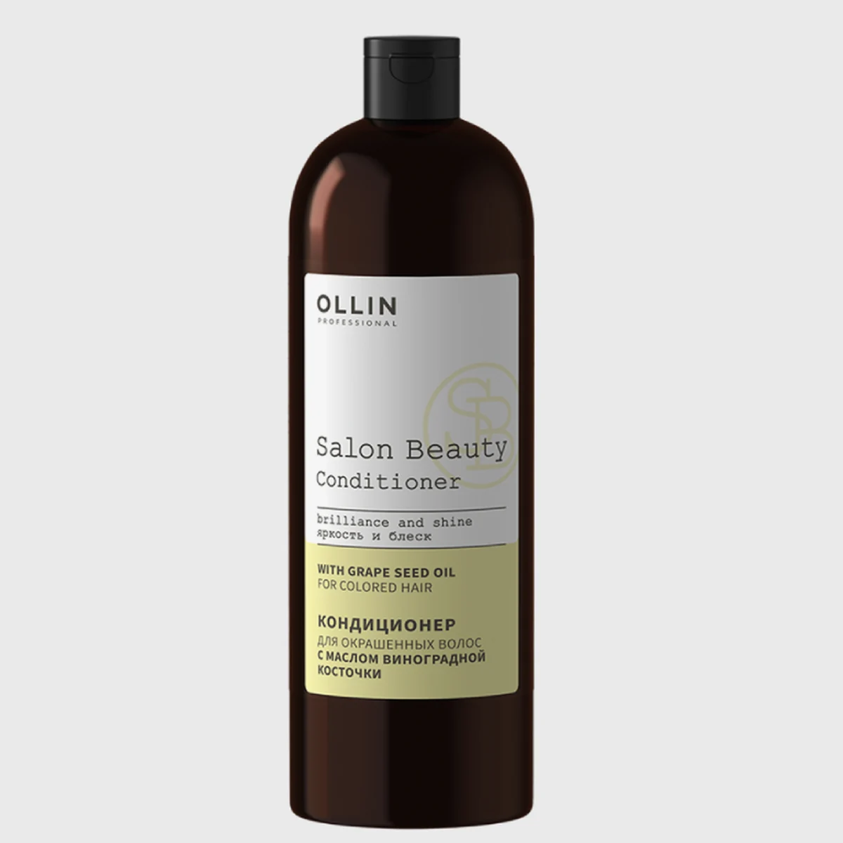 Ollin Ollin, Кондиционер для окрашенных волос с маслом виноградной косточки SALON BEAUTY, 1000 мл