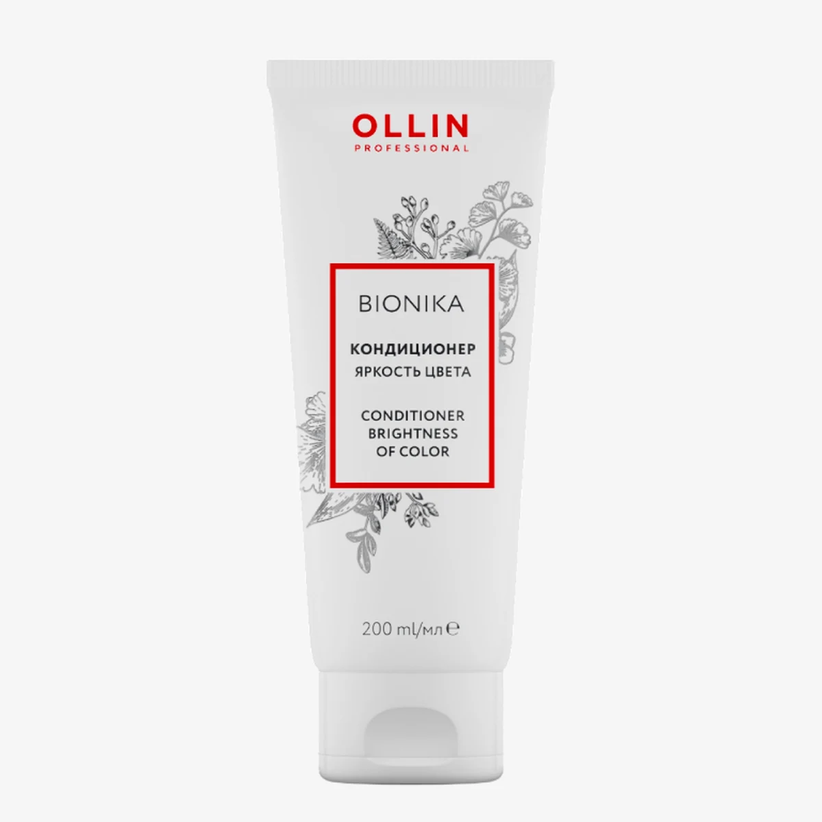 Ollin Ollin, Кондиционер для окрашенных волос "Яркость цвета" BioNika, 200 мл