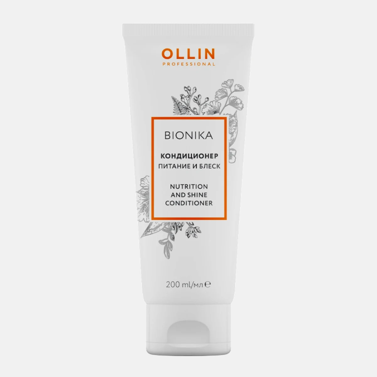 Ollin Ollin, Кондиционер «Питание и блеск» BioNika, 200 мл