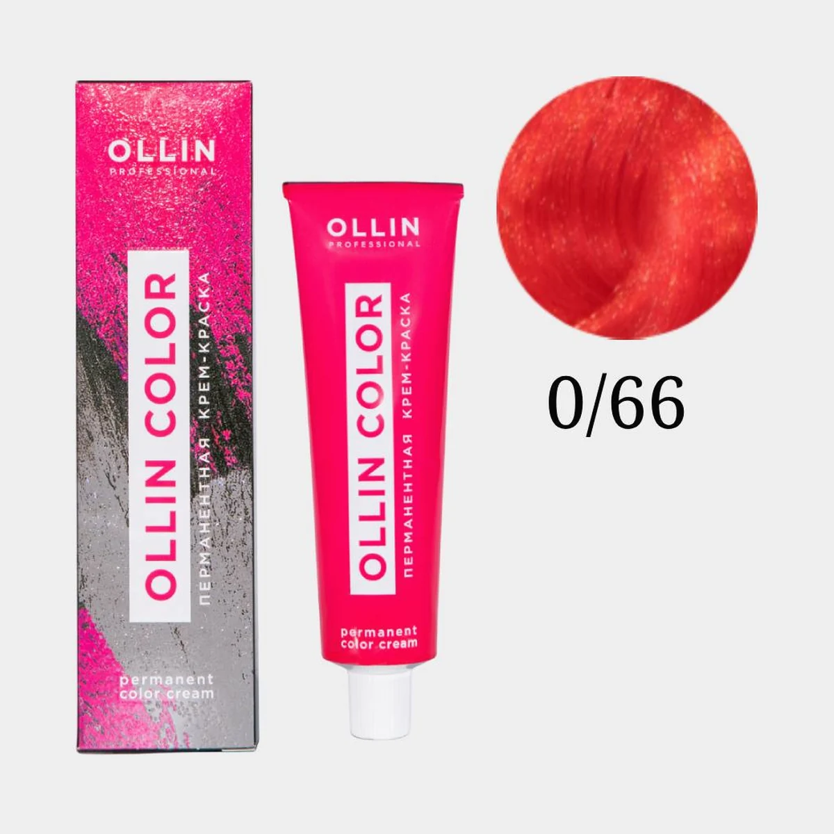 Ollin Ollin, Корректор Красный 0/66 Perfomance, 60 мл