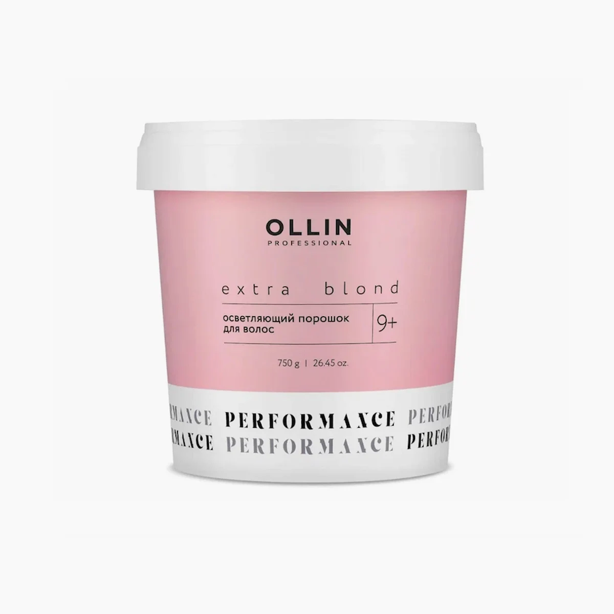 Ollin Ollin, Осветляющий порошок для волос сиреневый EXTRA BLOND PERFORMANCE 9+, 750 г.