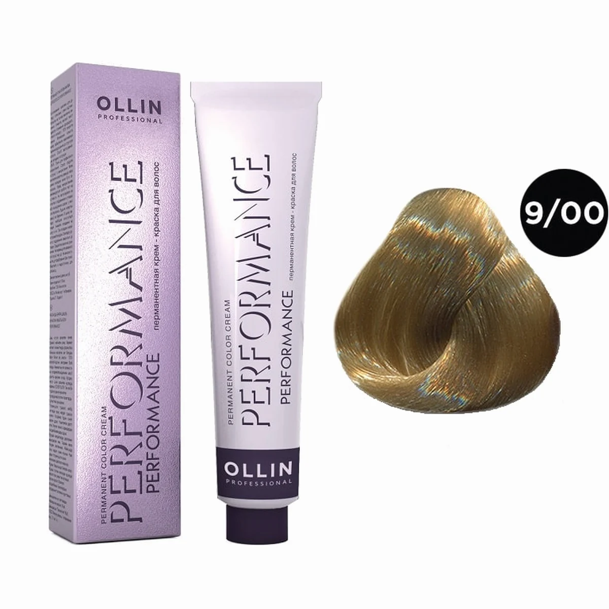 Ollin OLLIN PERFORMANCE Перманентная крем - краска д/волос 60мл   9/00