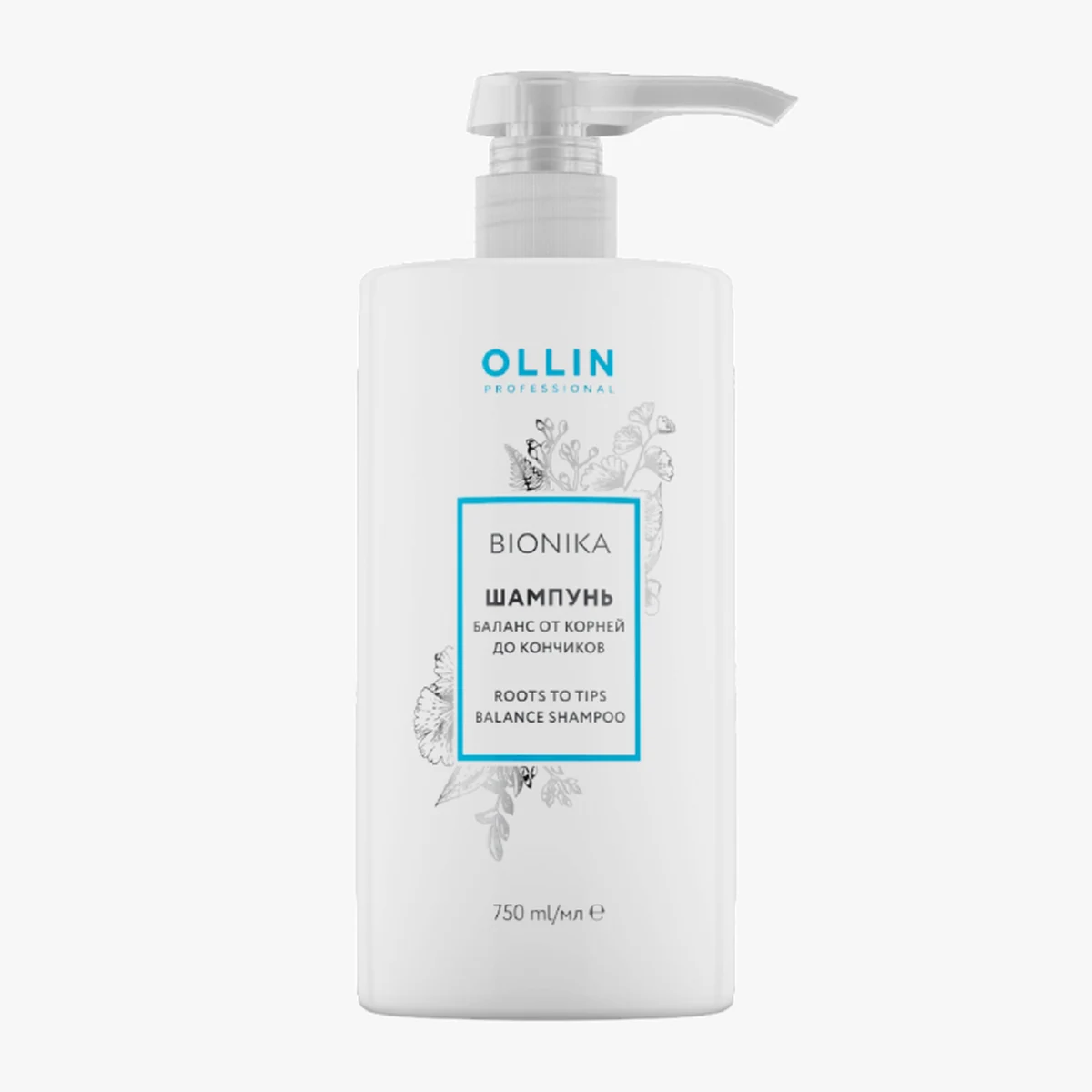 Ollin Ollin, Шампунь Баланс от корней до кончиков BioNika, 250 мл