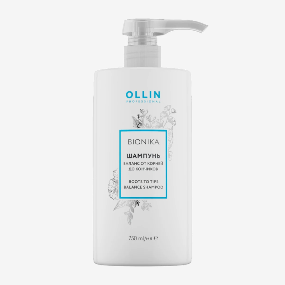 Ollin Ollin, Шампунь Баланс от корней до кончиков BioNika, 750 мл