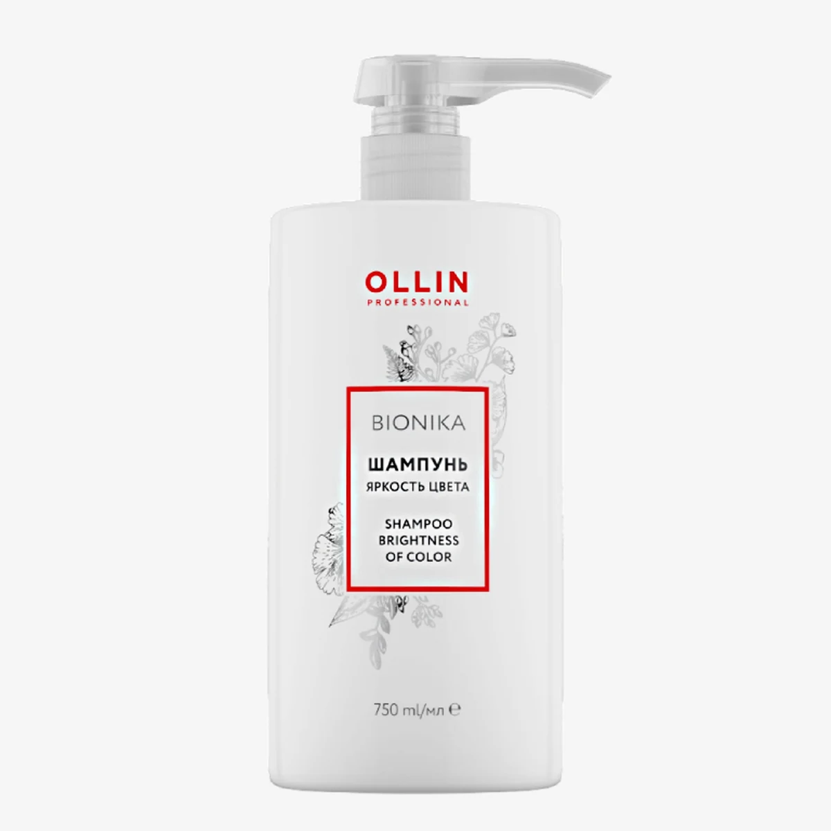 Ollin Ollin, Шампунь для окрашенных волос "Яркость цвета" BioNika, 250 мл