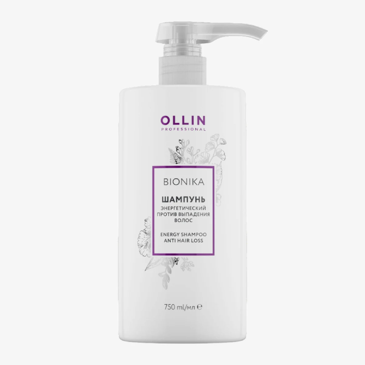Ollin Ollin, Шампунь энергетический против выпадения волос BioNika, 250 мл