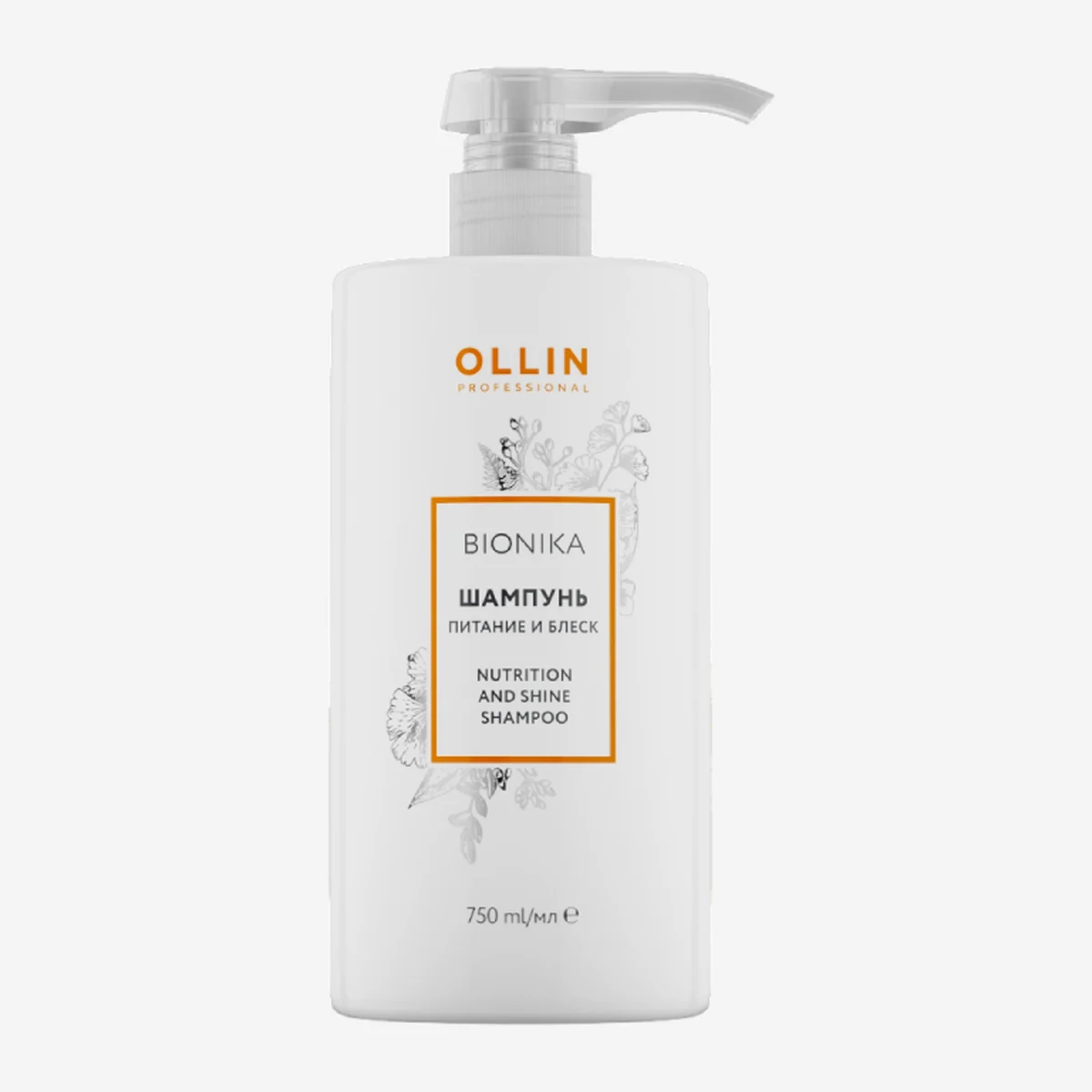 Ollin Ollin, Шампунь «Питание и блеск» BioNika, 250 мл