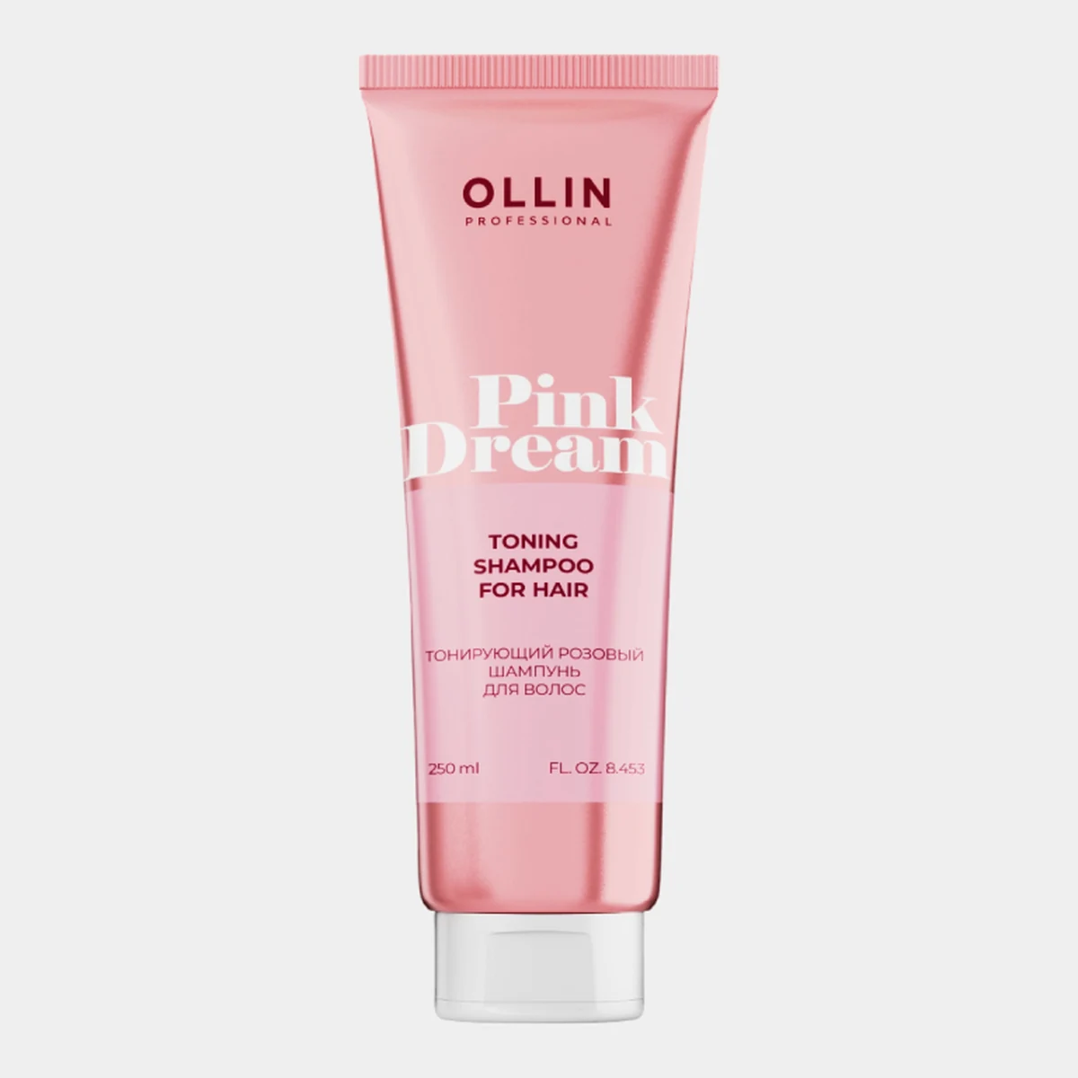 Ollin Ollin, Тонирующий розовый шампунь для волос PINK DREAM, 250 мл
