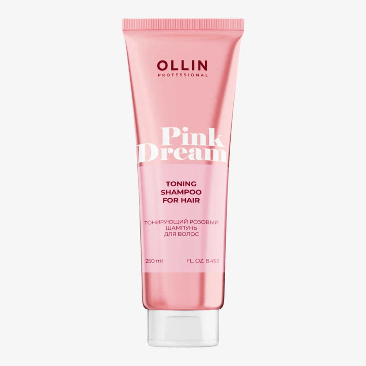 Ollin Ollin, Тонирующий розовый шампунь для волос PINK DREAM, 500 мл
