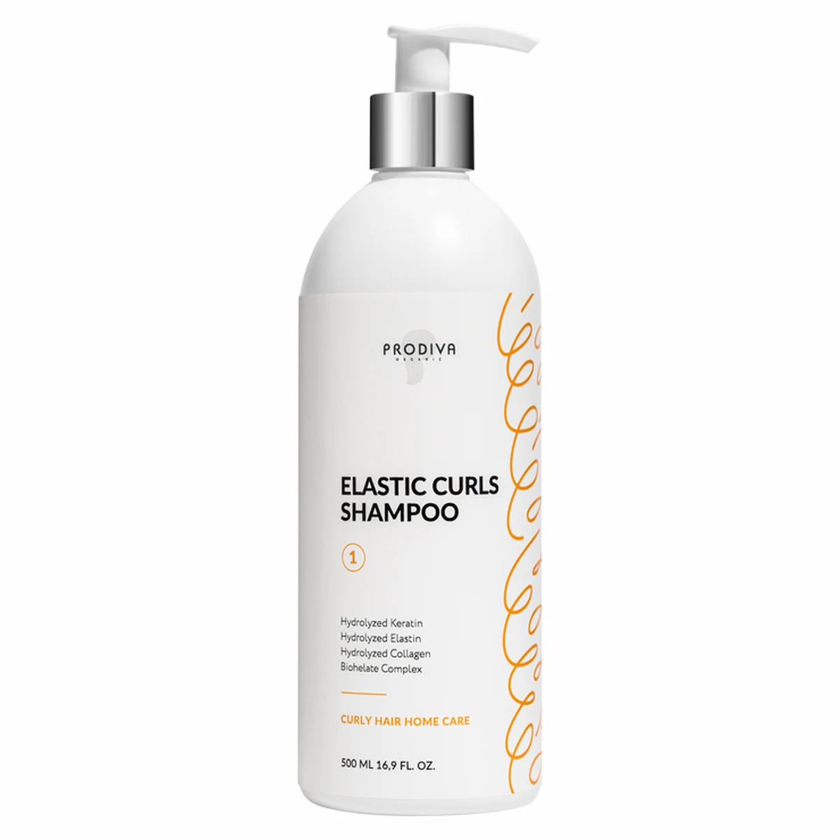 Prodiva Prodiva, Шампунь для кудрявых и вьющихся волос ELASTIC CURLS , 500 мл, фото 1
