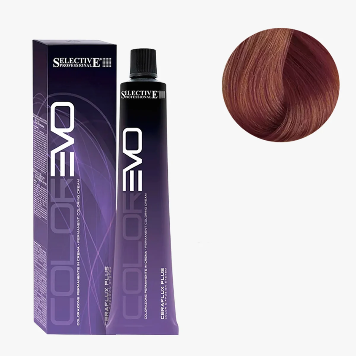 Selective Selective, Крем-краска Reverso Hair Color 6.4 Темный блондин медный, 100 мл