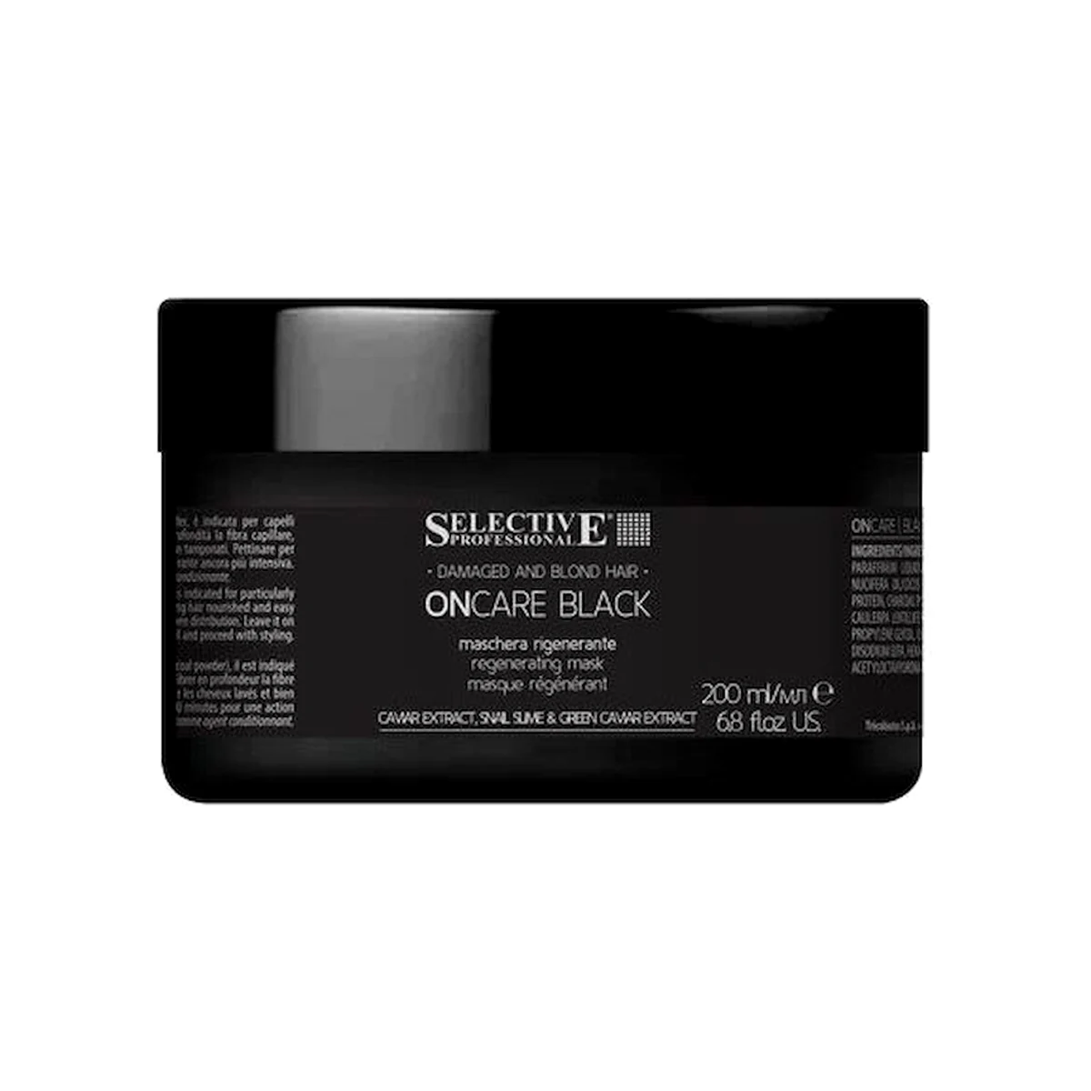 Selective Selective, Маска  BLACK интенсивная регенерирующая ONCARE BLACK, 500 мл