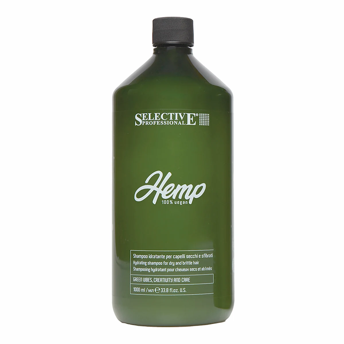 Selective Selective, Шампунь увлажняющий для сухих и ломких волос Hemp, 1000 мл