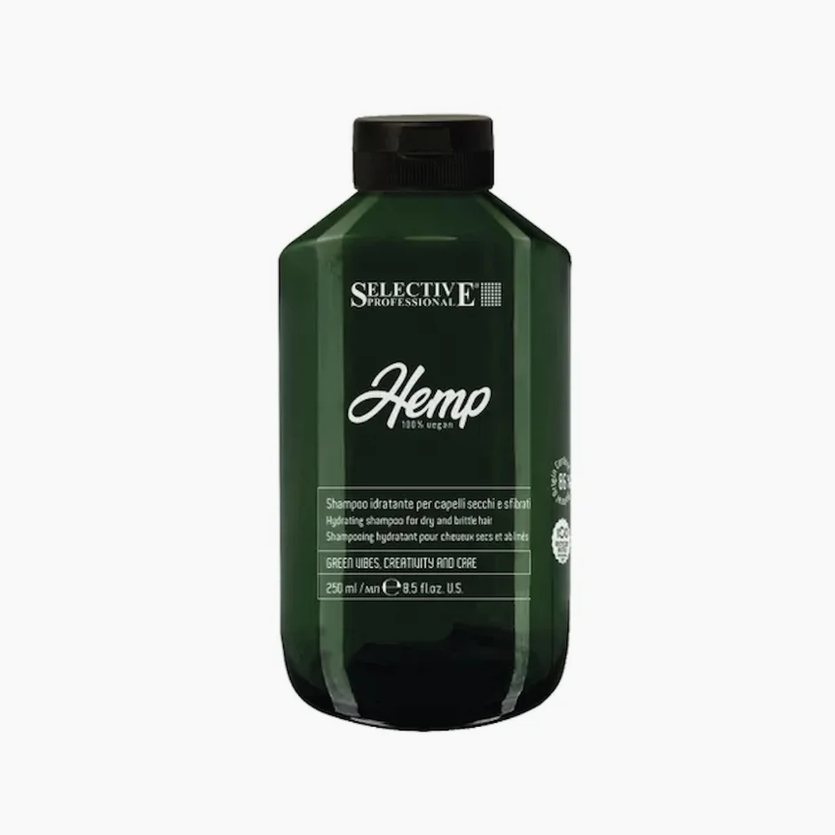 Selective Selective, Шампунь увлажняющий для сухих и ломких волос Hemp, 250 мл