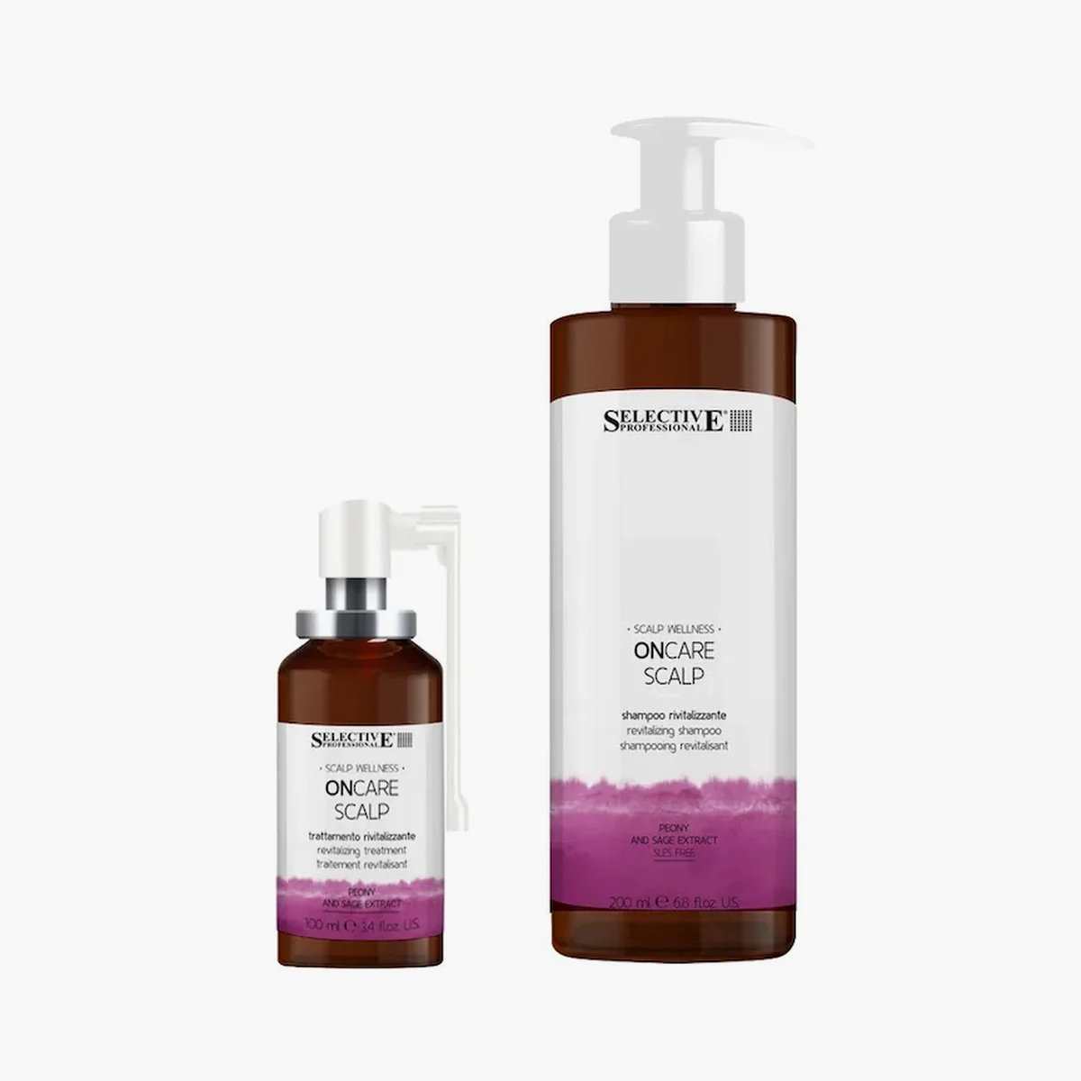 Selective Selective, Спрей ревитализирующийдля хрупких волос, склонных к выпадению ONCARE SCALP, 100 мл