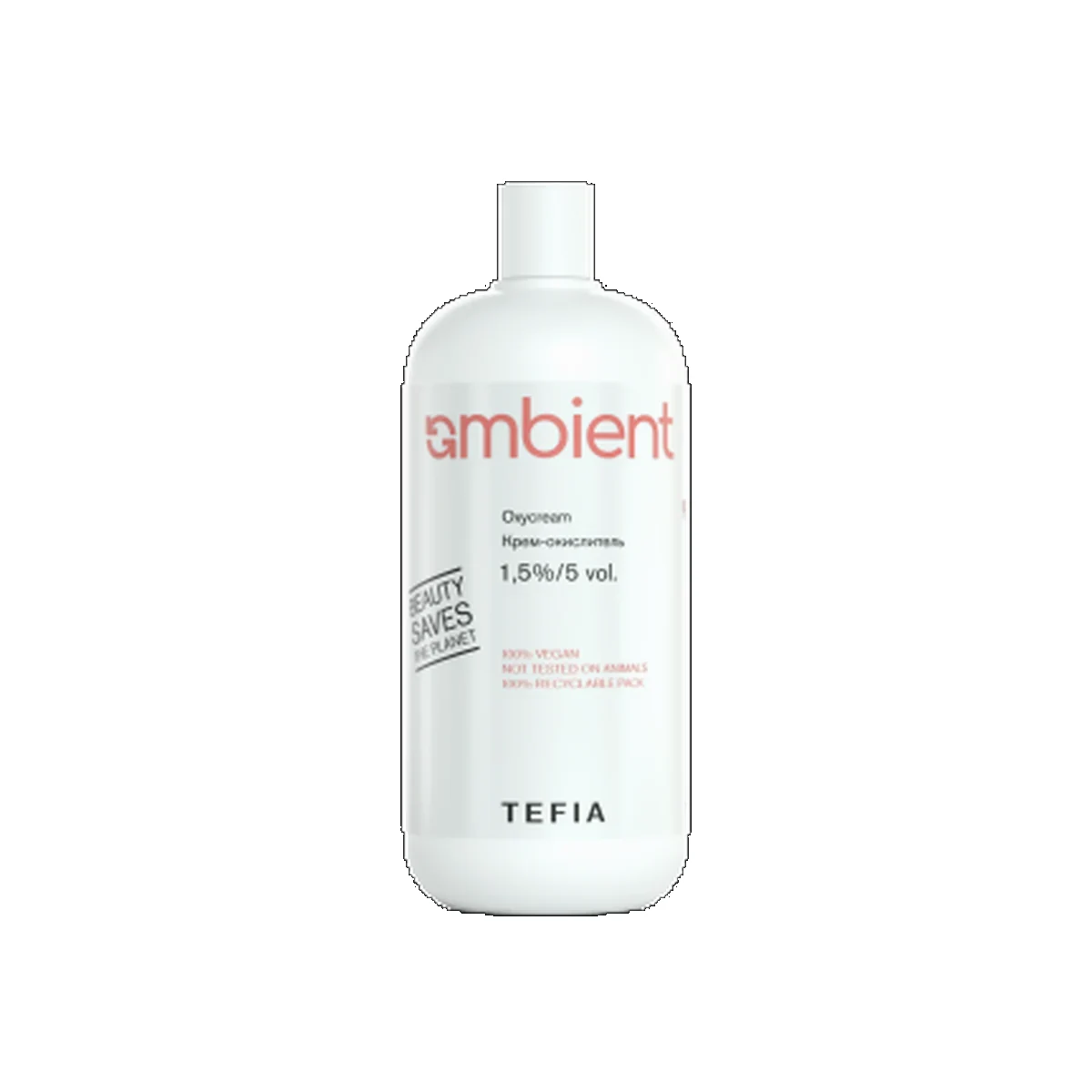 Tefia Tefia, Крем-окислитель для окрашивания волос 1,5% 5 vol. AMBIENT, 900 мл