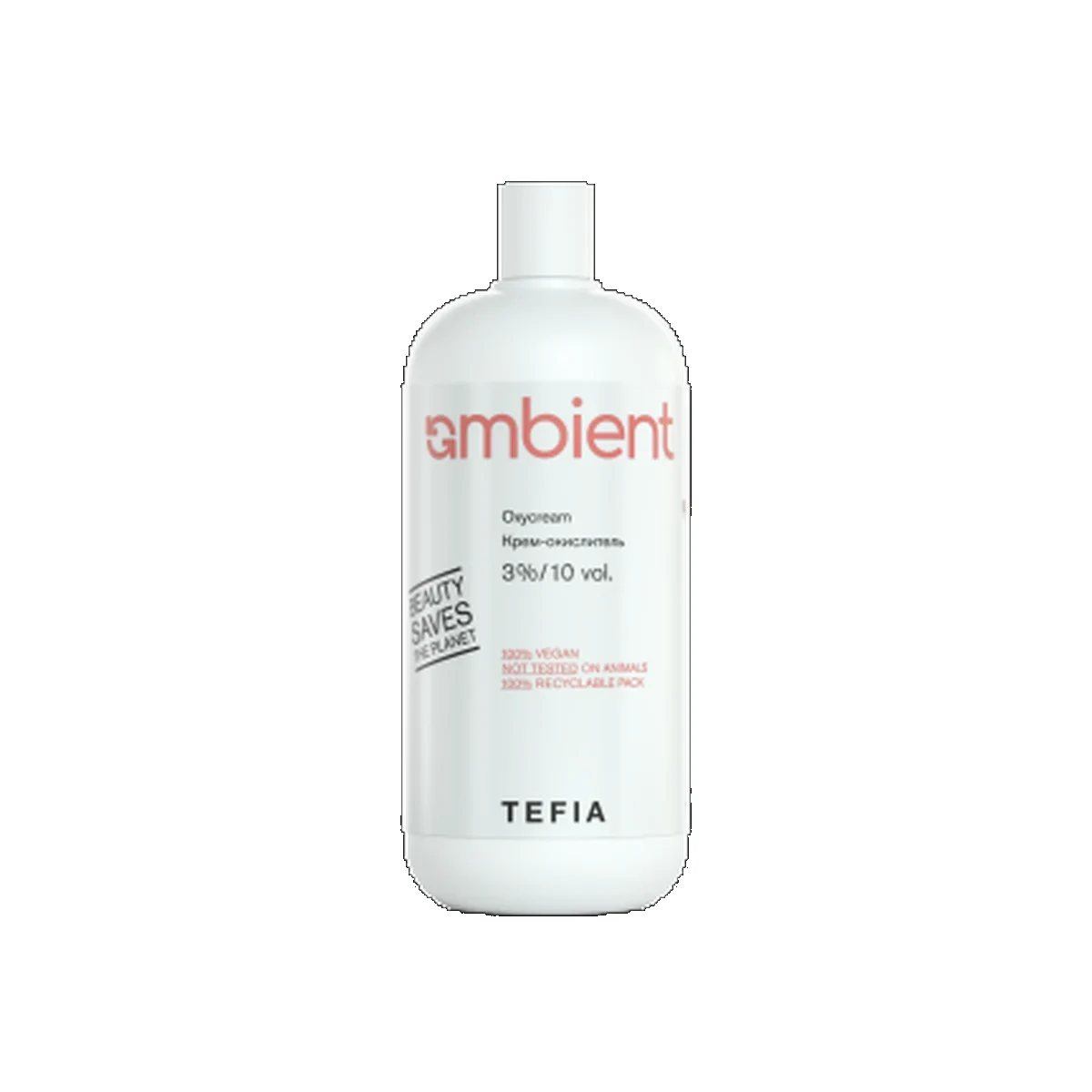 Tefia Tefia, Крем-окислитель для окрашивания волос 3% 10 vol. AMBIENT, 900 мл