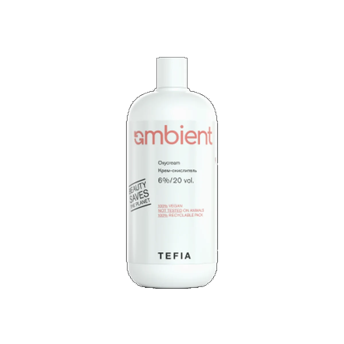 Tefia Tefia, Крем-окислитель для окрашивания волос 6% 20 vol. AMBIENT, 900 мл