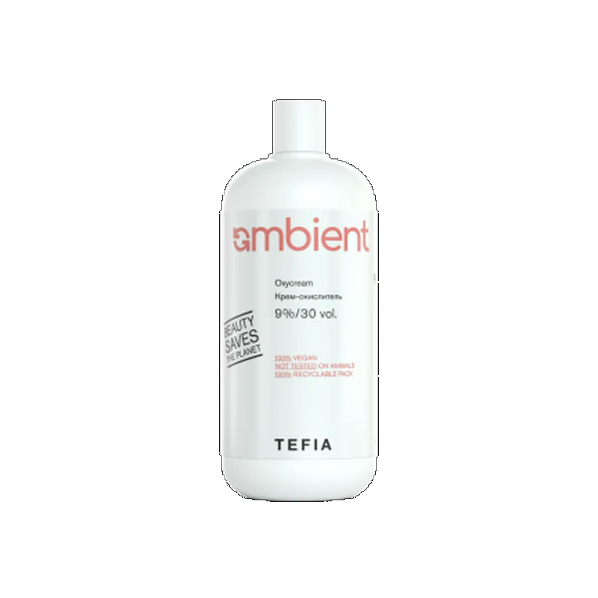 Tefia Tefia, Крем-окислитель для окрашивания волос 9% 30 vol. AMBIENT, 900 мл
