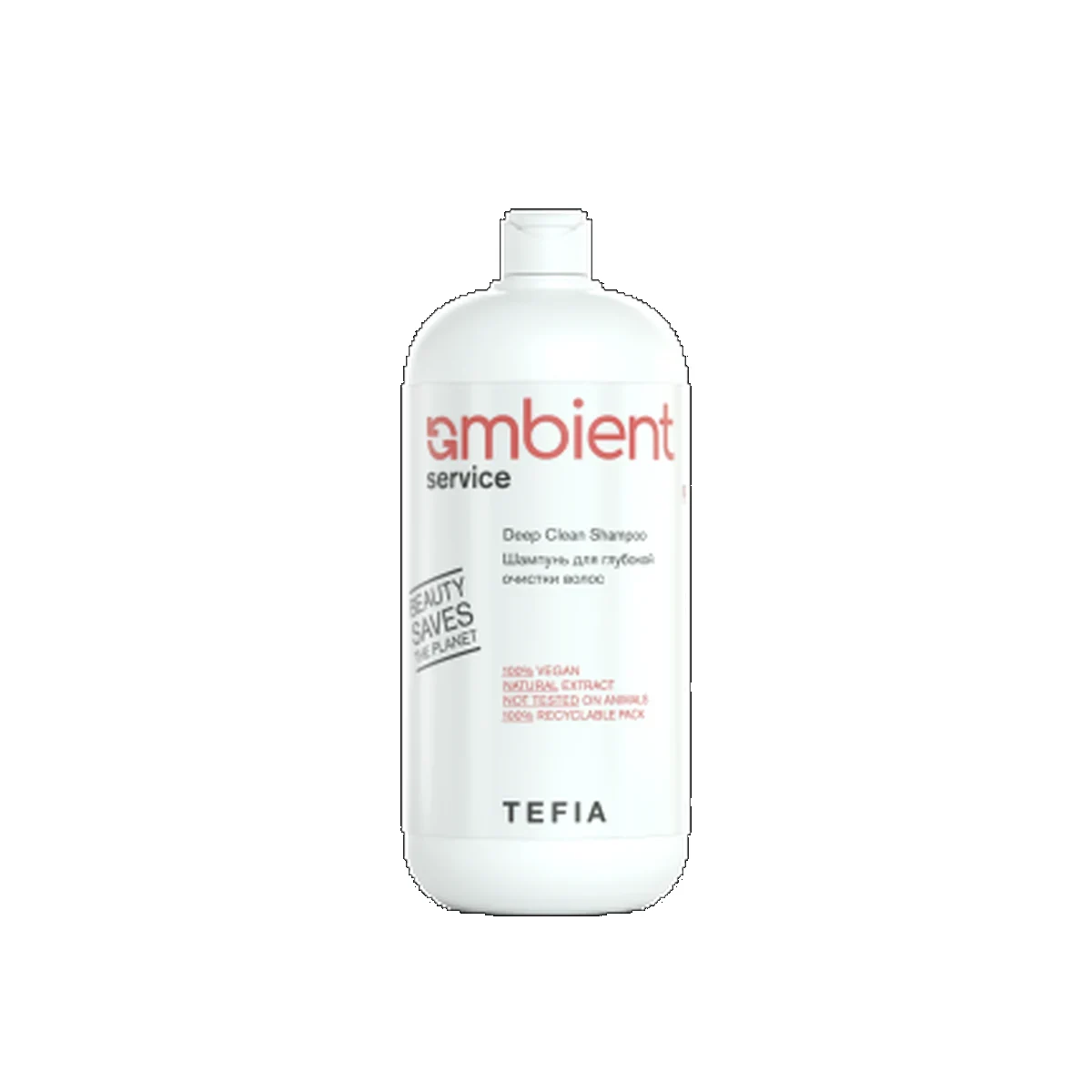 Tefia Tefia, Шампунь для глубокой очистки волос AMBIENT Service, 1000 мл