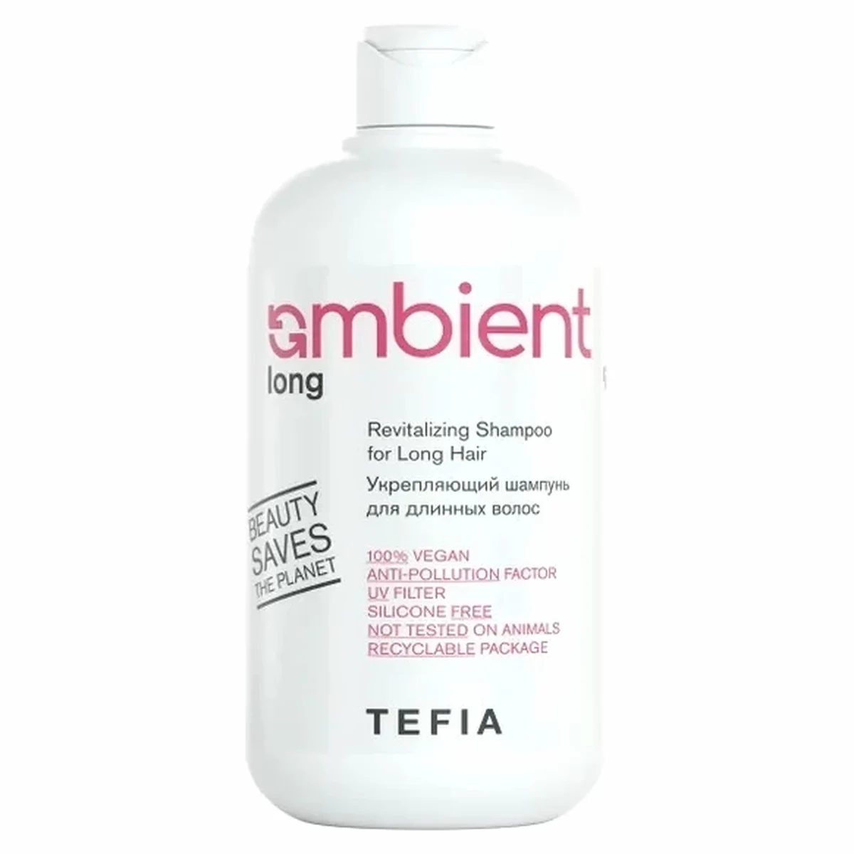 Tefia Tefia, Шампунь укрепляющий для длинных волос AMBIENT Long, 950 мл, фото 1