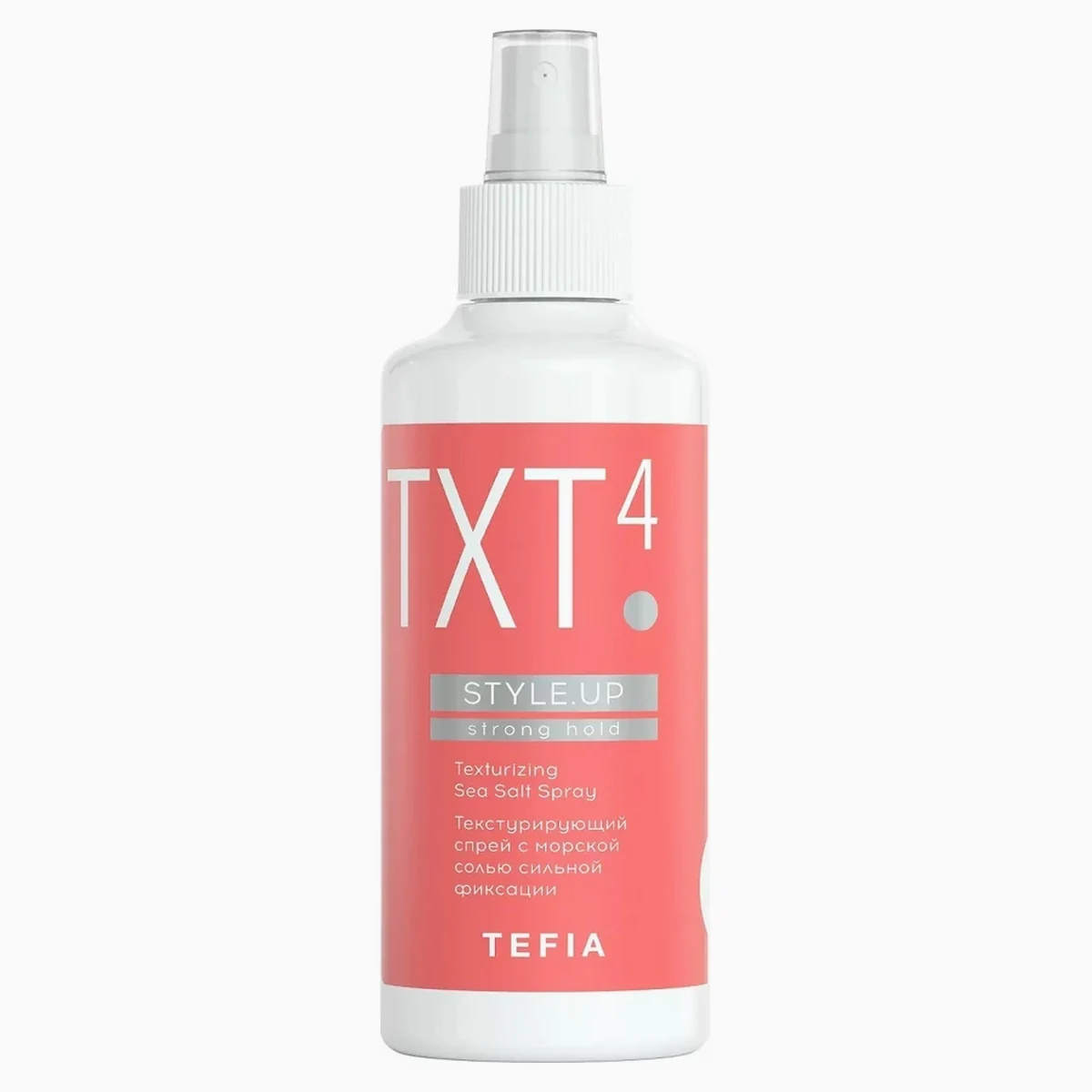 Tefia Tefia, Текстурирующий спрей с морской солью сильной фиксации STYLE.UP, 250 мл