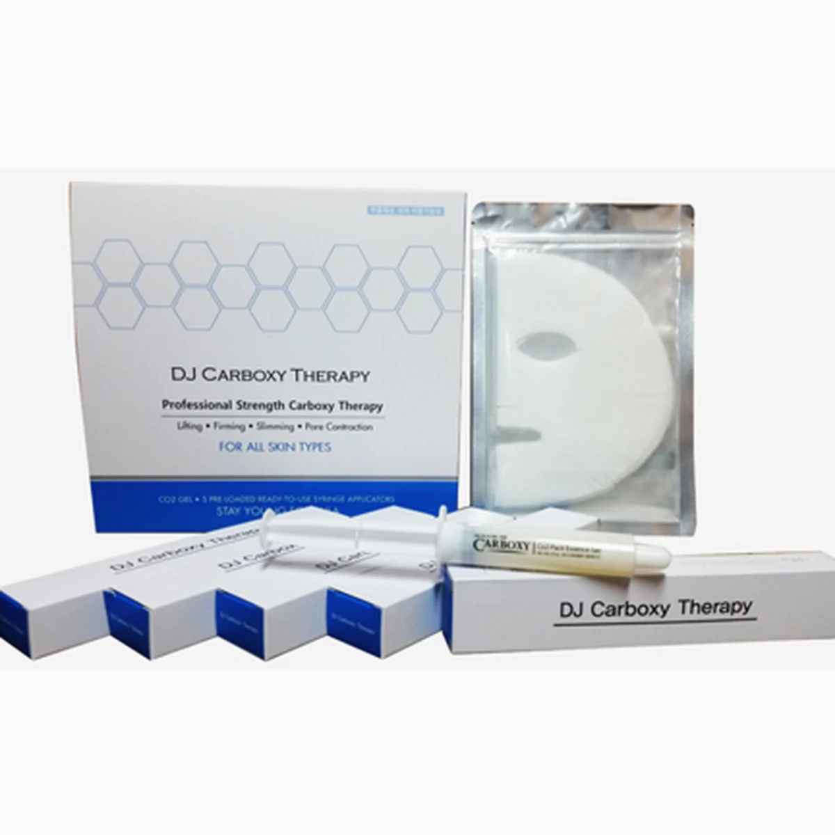 TETe Cosmeceutical Маска косметическая Carboxy CO2 Gel Mask Box, 5 шт. в упаковке