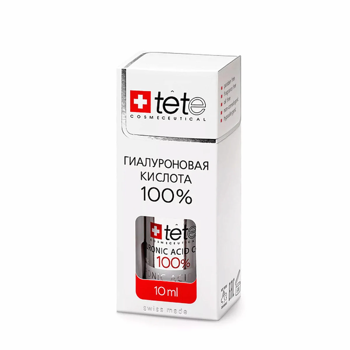 TETe Cosmeceutical TETe Cosmeceutical, Гиалуроновая кислота 100%, 10 мл, фото 1