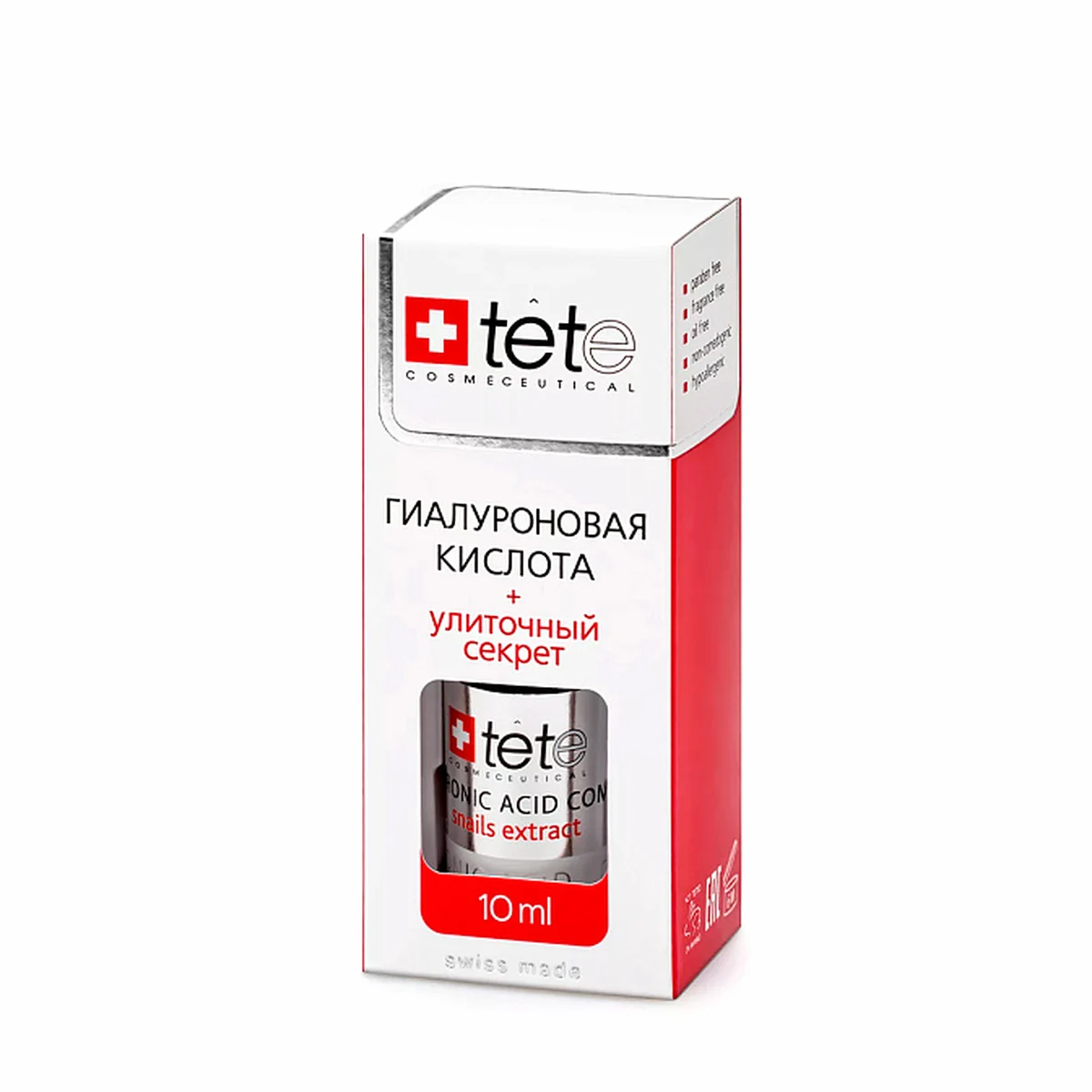 TETe Cosmeceutical TETe Cosmeceutical, Гиалуроновая кислота с улиточным секретом, 10 мл, фото 1