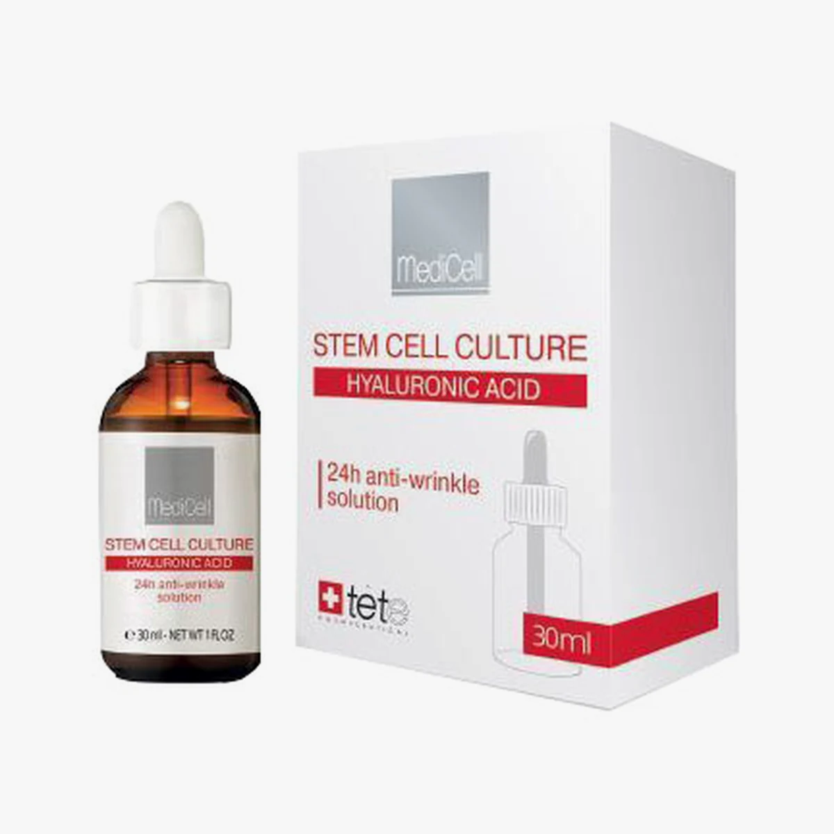 TETe Cosmeceutical TETe Cosmeceutical, Комплекс против морщин 24 Anti-wrinkle solution face&neck, 30 мл
