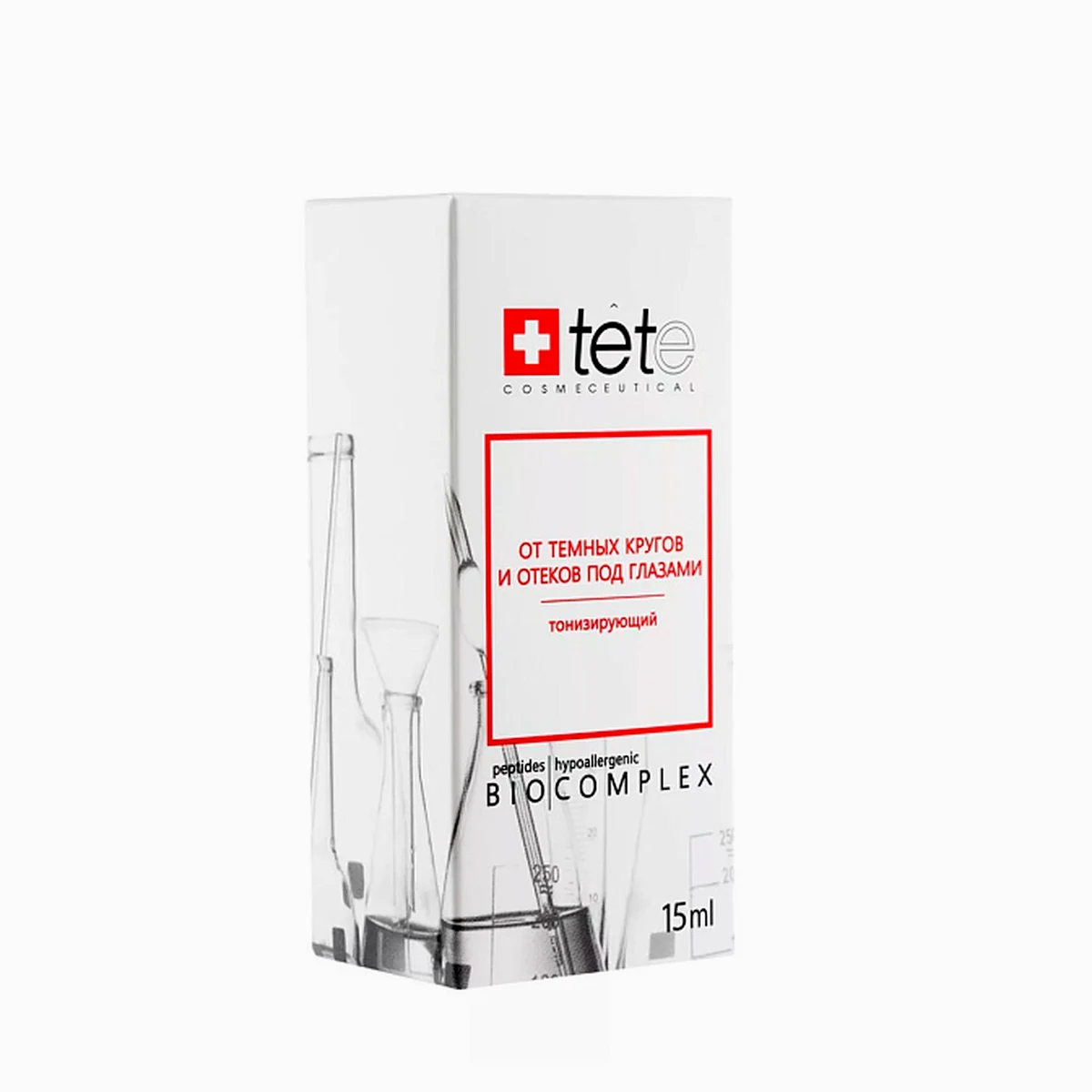 TETe Cosmeceutical TETe Cosmeceutical, Биокомплекс тонизирующий от отеков и темных кругов, 15 мл, фото 1