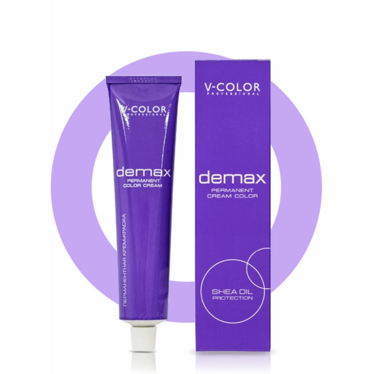 V-Color V-Color, Краска для волос Demax 5.56 Светло-Коричневый Махагон Красный , 60 мл