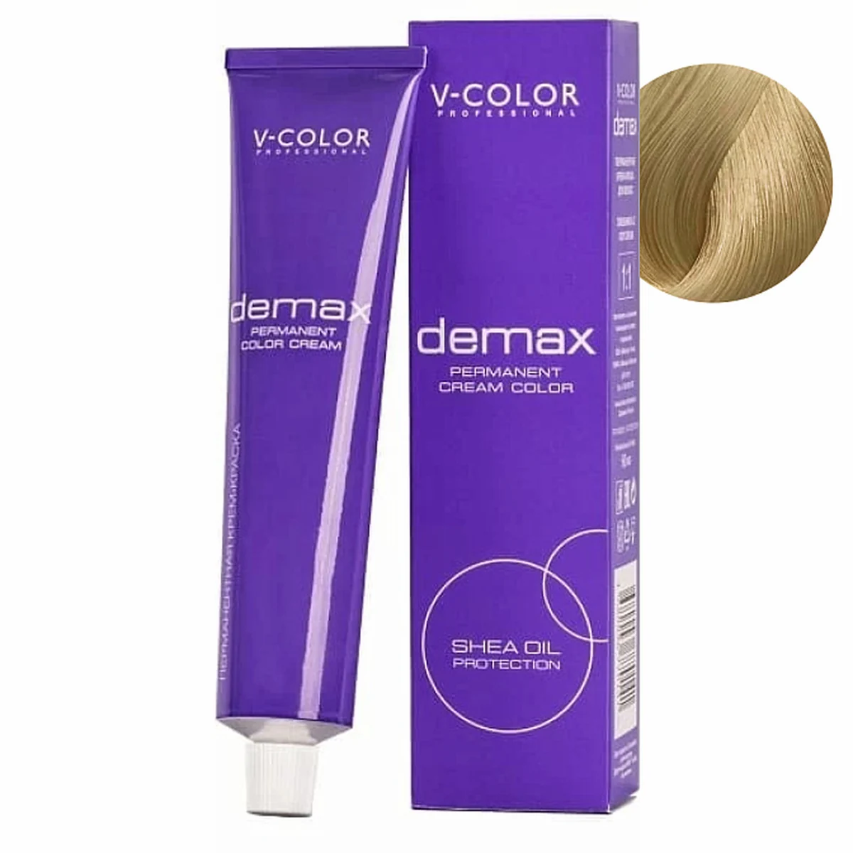 V-Color V-Color, Краска для волос Demax 8.00 Интенсивный Светло-русый , 60 мл