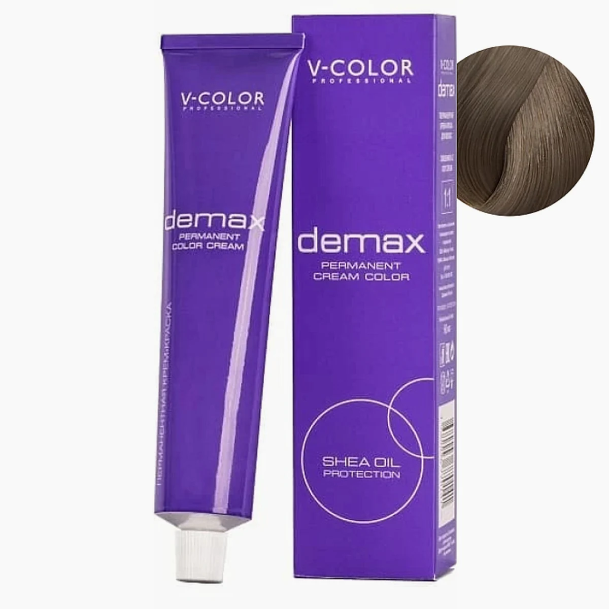 V-Color V-Color, Краска для волос Demax 8.72 Светло-Русый Шоколадно-Перламутровый , 60 мл
