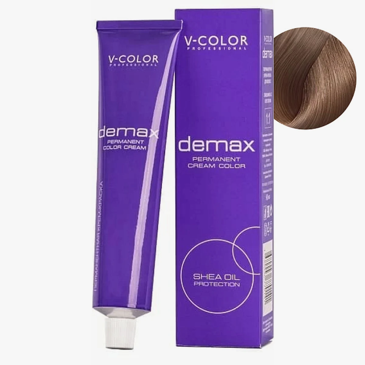 V-Color V-Color, Краска для волос Demax 9.12 Пепельно-перламутровый Блондин , 60 мл