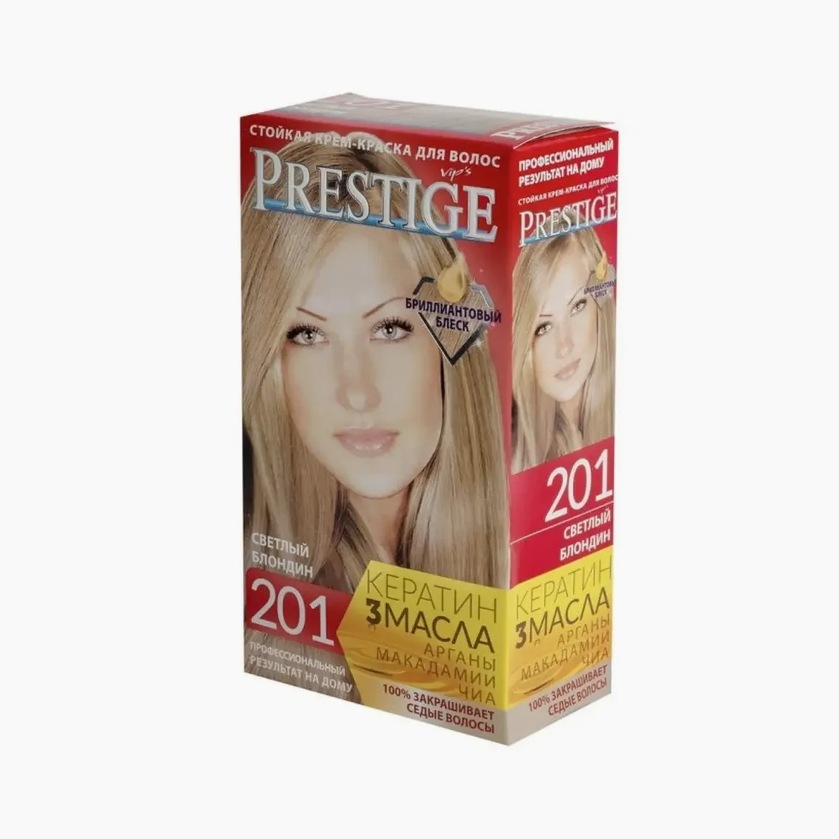VIP`S Prestige Краска для волос Prestige 201 Светлый блондин, фото 1