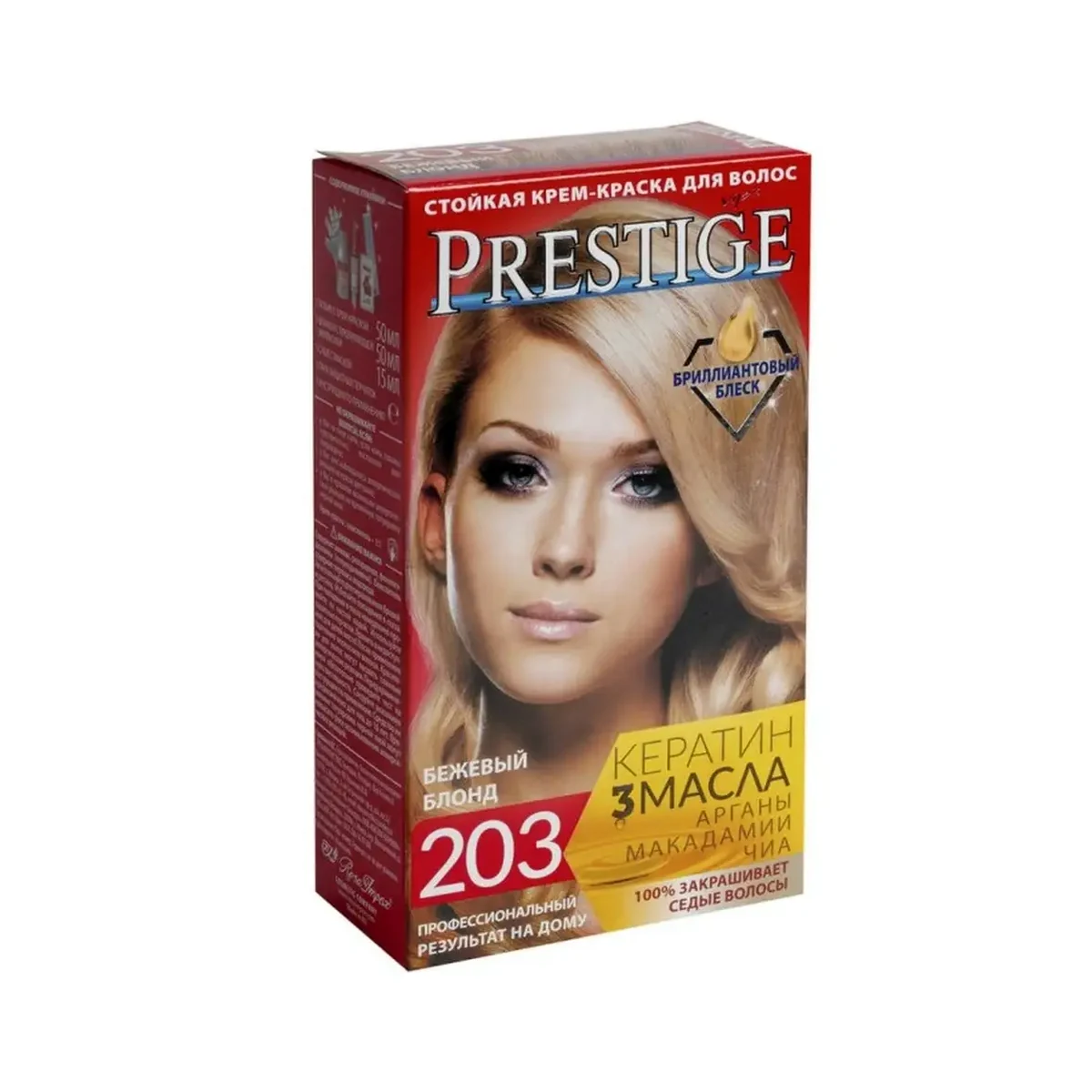 VIP`S Prestige Краска для волос Prestige 203 Бежевый блонд, фото 1