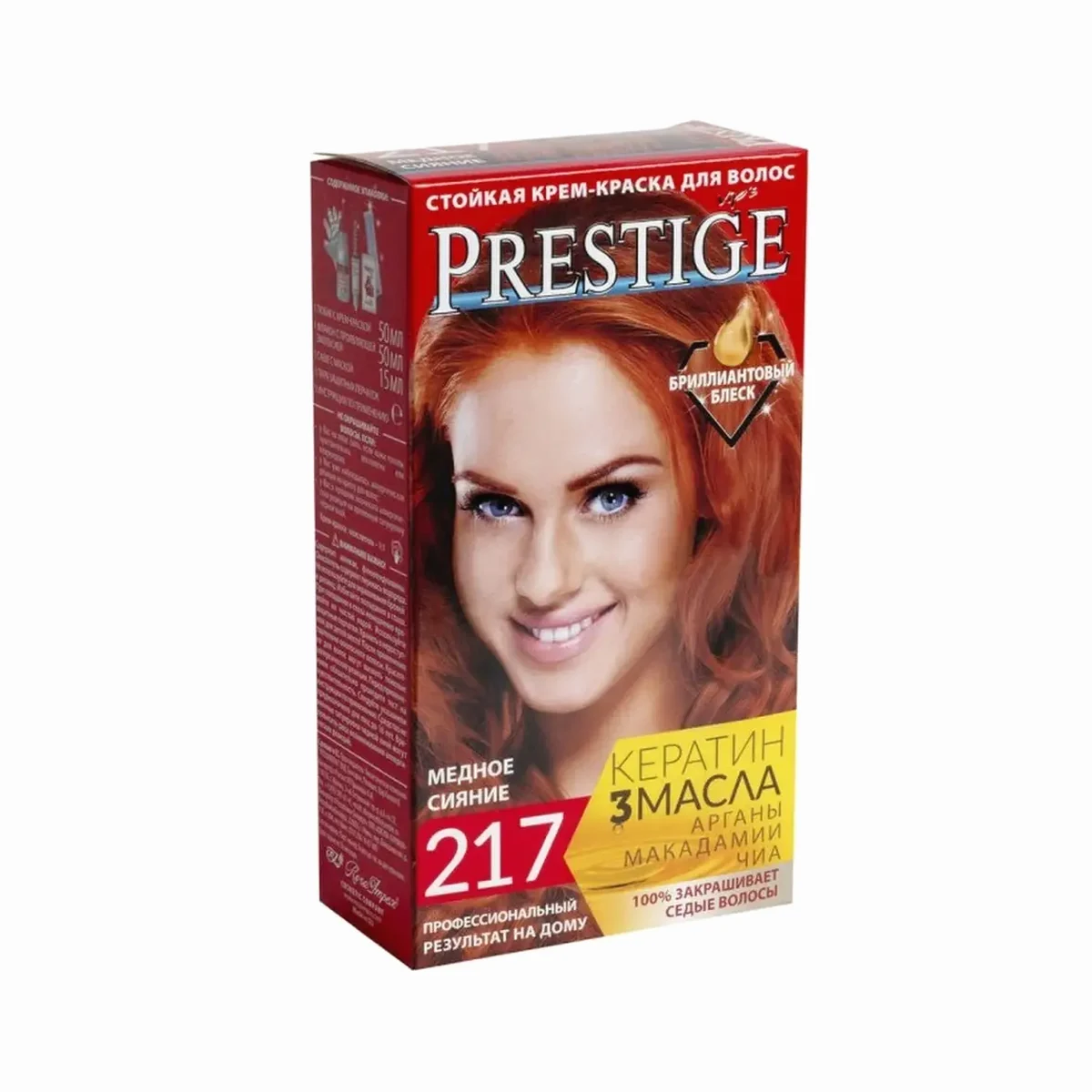 VIP`S Prestige Краска для волос Prestige 217 Медное сияние, фото 1