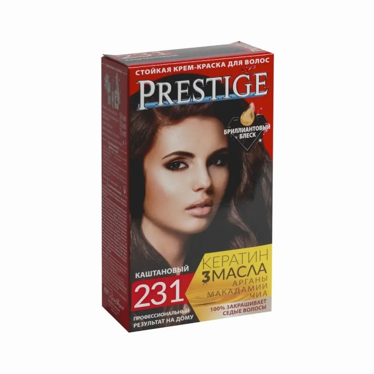 VIP`S Prestige Краска для волос Prestige 231 Каштановый, фото 1